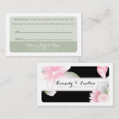 cartes florales vintages de référence (Devant / Derrière)