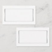Cartes Formelles Blanches (Devant / Derrière)