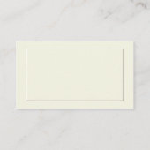 Cartes Formelles Crème (Dos)