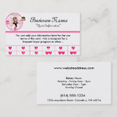 Cartes fréquentes d'acheteur de Baker/chef de (Devant / Derrière)