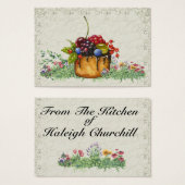 Cartes "From the Kitchen Of" - SRF (Devant & derrière)