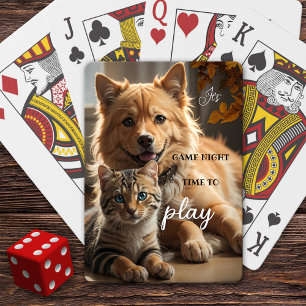Cartes Fun Chat et Chien Jeu de nuit