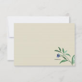 Cartes funèbres de Merci de baies (Dos)