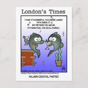 Cartes funky Saumon déprimées Mugs & Cadeaux