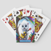 Cartes Fuzzy Friends Melody Monogram Jeu de Match pour en (dos)