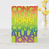 Cartes gaies - Congrads 01 (Fleur jaune)