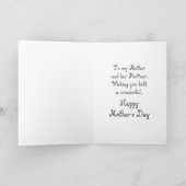 Cartes gaies de jour de mères - fleur de fierté (Intérieur)