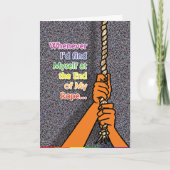 Cartes gaies - extrémité de corde (Devant)