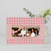 Cartes Galentine`s Day Friends 2 Photo à coeurs ro (Debout devant)
