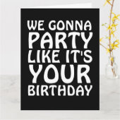 CARTES GÉANTES D'ANNIVERSAIRE NOUS ALLONS FAIRE LA (Fleur jaune)