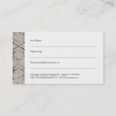 Cartes géométriques argentées de remise (Dos)