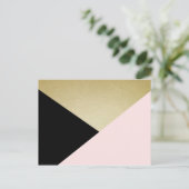 Cartes géométriques Papier à lettres vierge (Debout devant)