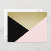 Cartes géométriques Papier à lettres vierge (Devant / Derrière)