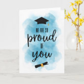 Cartes Grad, nous sommes si fiers de vous (Fleur jaune)