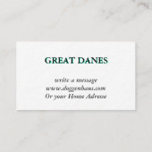 Cartes Grand Danois (Dos)