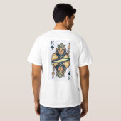 Cartes graphisme sur tshirt homme (Dos entier)