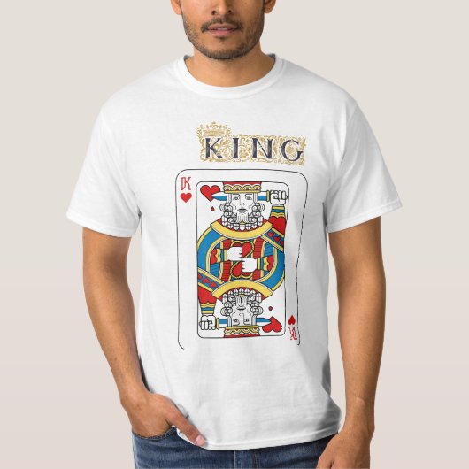 Cartes graphisme sur tshirt homme (Devant)