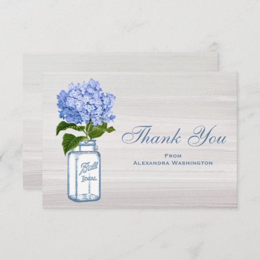 Cartes grises de Merci de pot de maçon et (Devant / Derrière)