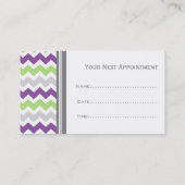 Cartes grises de rendez-vous de salon de Chevron (Dos)