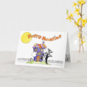 Cartes Halloween (Fleur jaune)