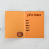 Cartes Halloween personnalisées Invitations de fêt (Intérieur)