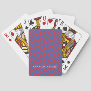 Cartes Homard Rouge Bleu Blanc LIEU Jeu de Preppy