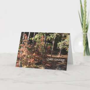 Cartes Inspirationnelles Courage silencieux