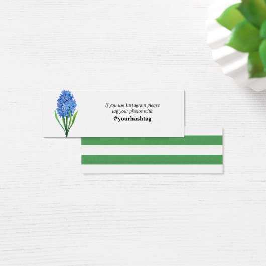 Cartes Instagram Hydrangea Blue Flower Mini (Bureau)