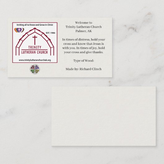 Cartes interministérielles (Devant / Derrière)