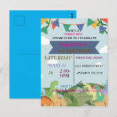 CARTES INVITATION D'ANNIVERSAIRE (Devant / Derrière)