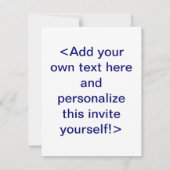 Cartes Invitations Angel Stars & Stripes (Dos)