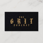 Cartes Invitations du podcast GRIT (Devant)
