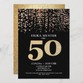 Cartes invitées pour le 50e anniversaire de l'or (Devant / Derrière)