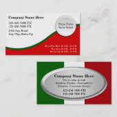 Cartes italiennes de restauration (Devant / Derrière)