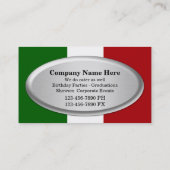 Cartes italiennes de restauration (Dos)