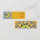 Cartes jaunes de profil de Lotus (Devant / Derrière)