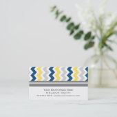 Cartes jaunes de rendez-vous de salon de Chevron (Debout devant)