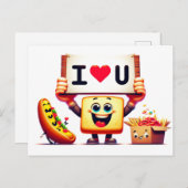 Cartes Je T'aime  (Devant / Derrière)