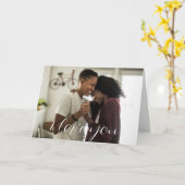 Cartes - Je t'aime (Fleur jaune)