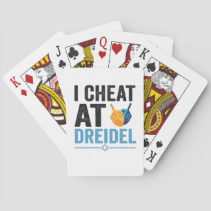 Cartes Je triche au Dreidel Drôle de jeu juif Cadeau de v