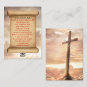 Cartes Jean 3:16-17 KJV (Devant / Derrière)