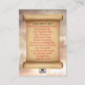 Cartes Jean 3:16-17 KJV (Devant)
