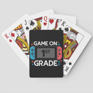 Cartes Jeu de 1re année de rentrée scolaire drôle de joue
