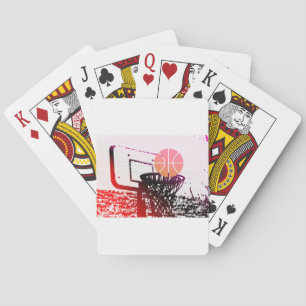 Cartes Jeu de car de filet de basket-ball de boule de