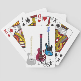 Cartes Jeu de carte "Guitares et Music"