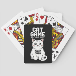 Cartes Jeu de chat ne regardez pas le chat sur drôle