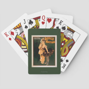 Cartes Jeu de la vente aux enchères du diable éternel de
