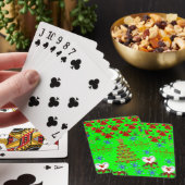 Cartes Jeu de Noël Jeu de carte terrasse feu vert (In Situ)