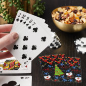 Cartes Jeu de Noël noir (In Situ)