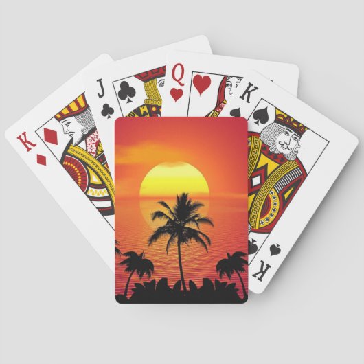 CARTES JEU DE SOLEIL TROPICAL (dos)